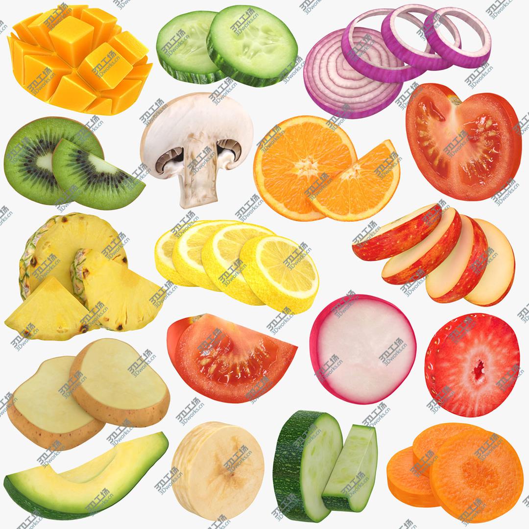 images/goods_img/2021040233/3D Vegetable and Fruit Slices Collection/1.jpg
